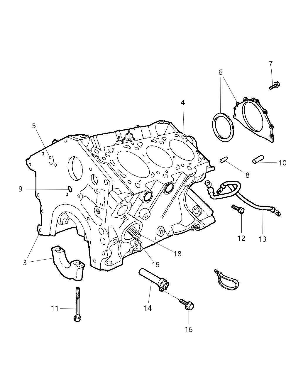 Mopar RL160732AA Engine Long Block