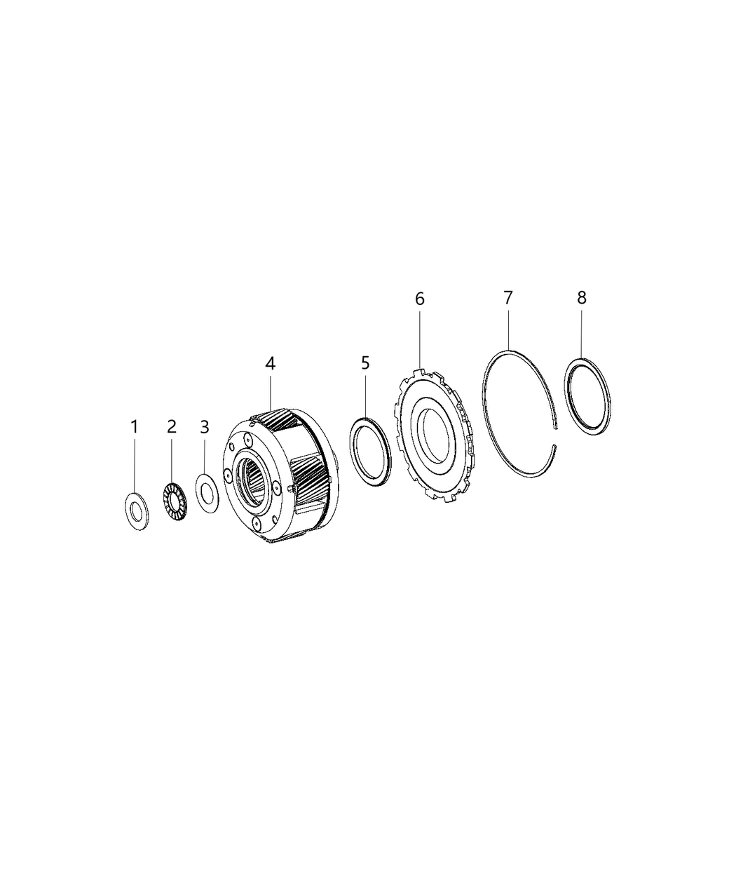 Mopar 68242211AB Gear Assembly Planetary No. 3