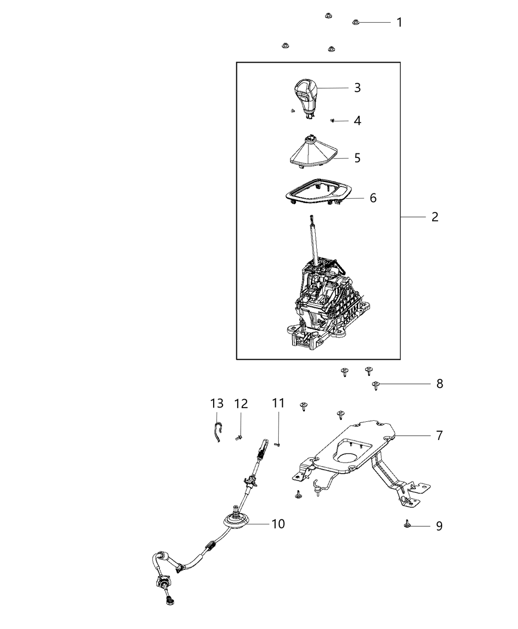 Mopar 1UT703X9AG Shifter Transmission