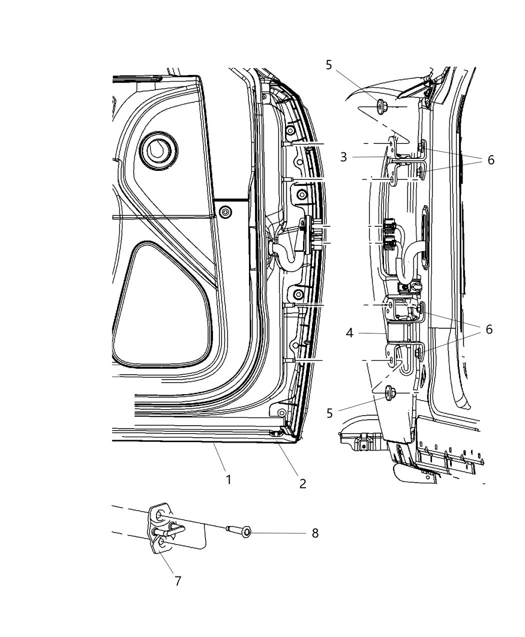 Mopar 68268055AA Door Front