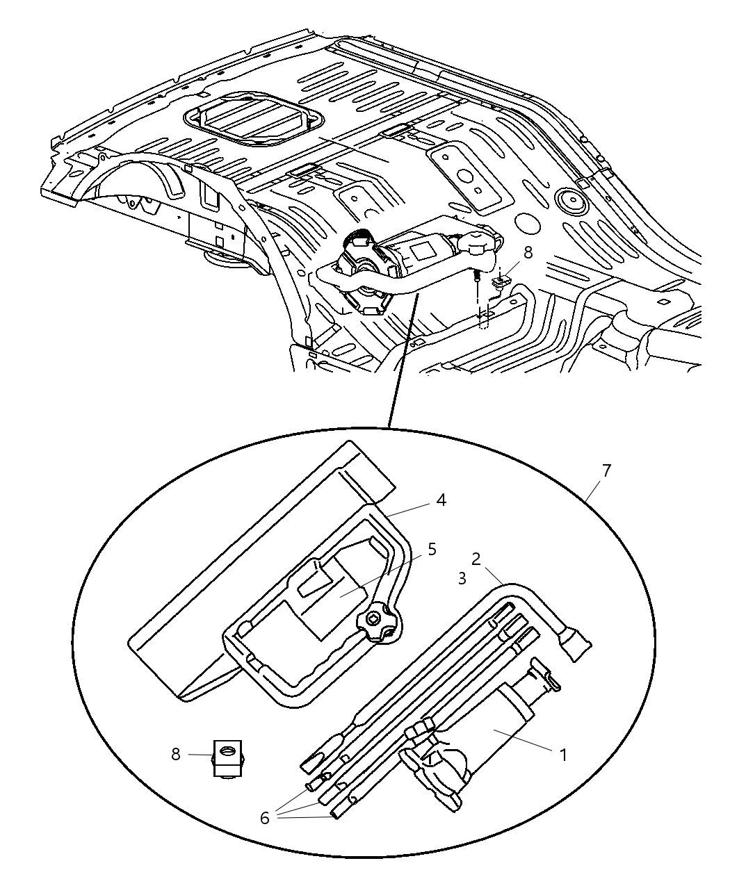 Mopar 52129395AA Tool Kit Jack