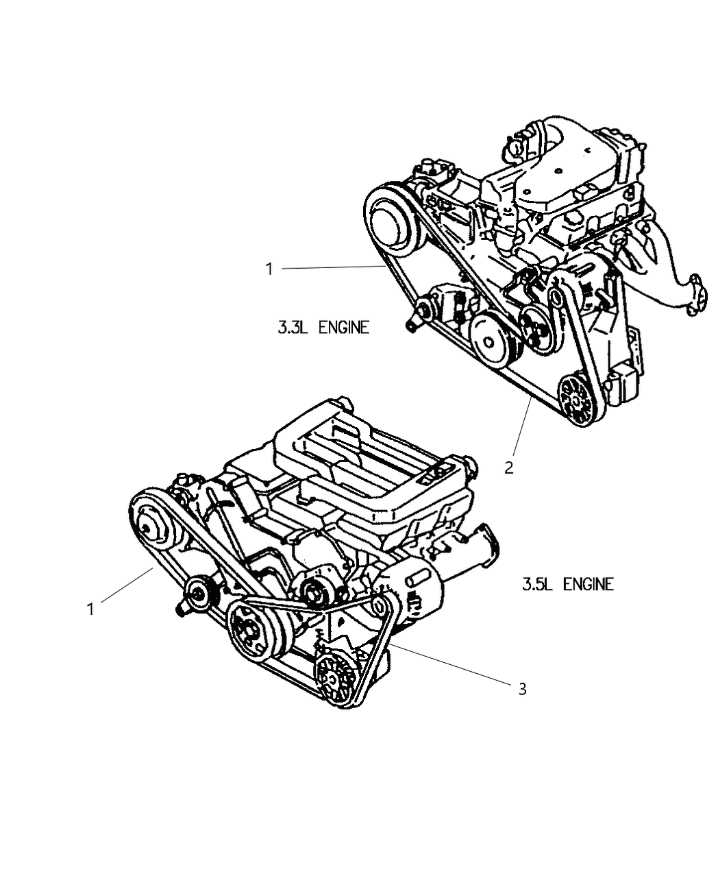 Mopar 4573013 Belt Alternator And Power Steering