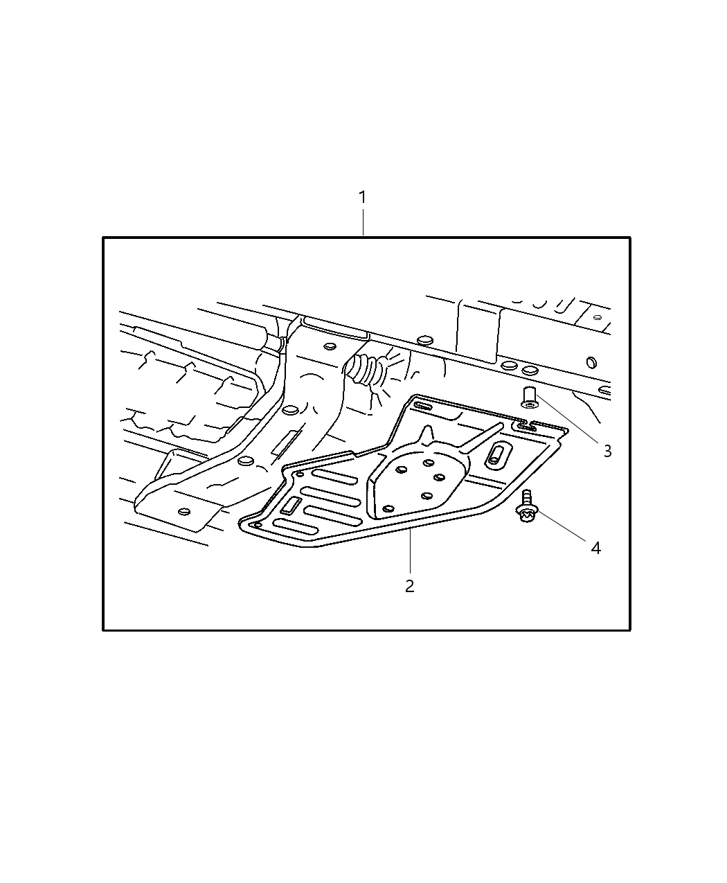 Mopar 82208421 Plate Package Skid - Transfer Case