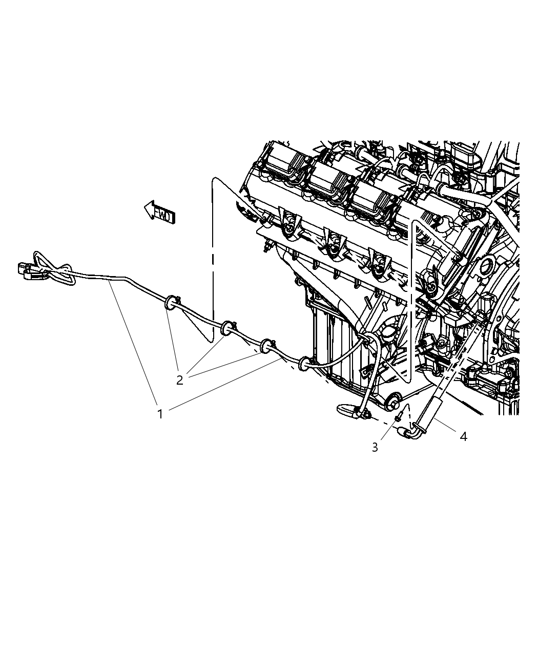 Mopar 68230846AA Cord Engine Block Heater
