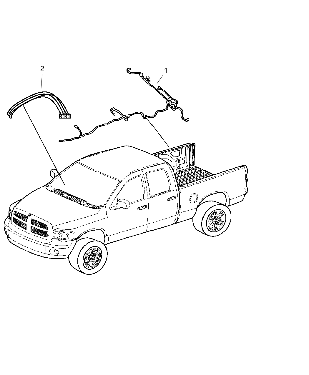 Mopar 68032565AE Wiring Chassis
