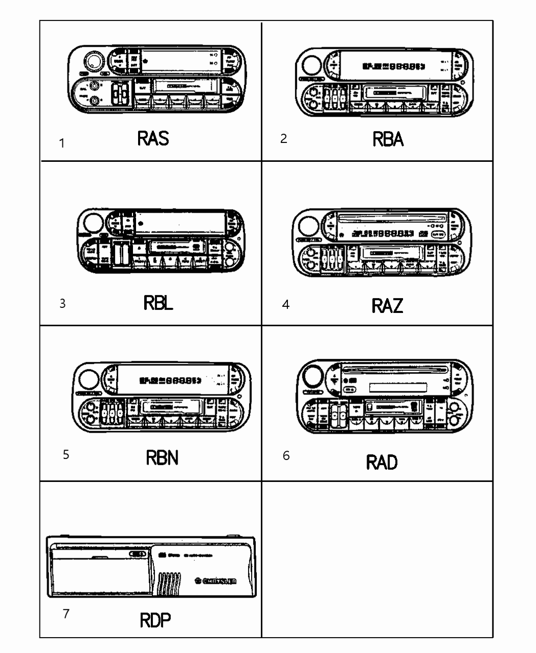 Mopar 4858540AD Radio AM/FM With CD And Cassette