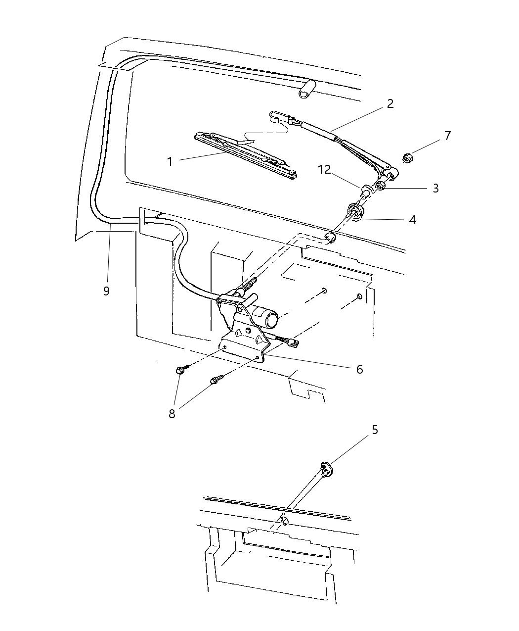 Mopar 56009766AB Grommet Body Wiring