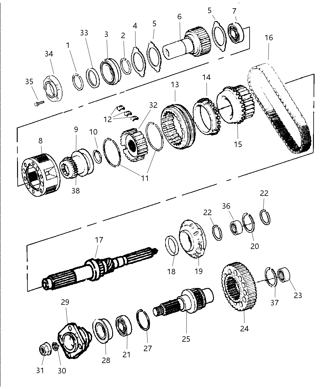 Mopar 4797028 Gear, Input