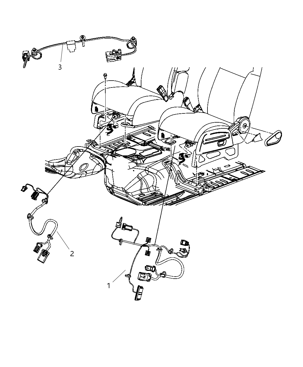 Mopar 68021964AA Wiring Seat