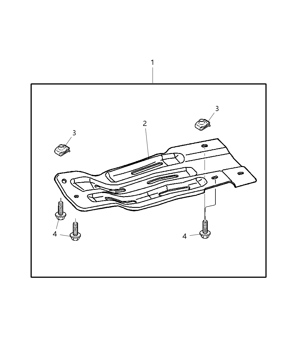 Mopar 82208173 Plate Package Skid - Transfer Case