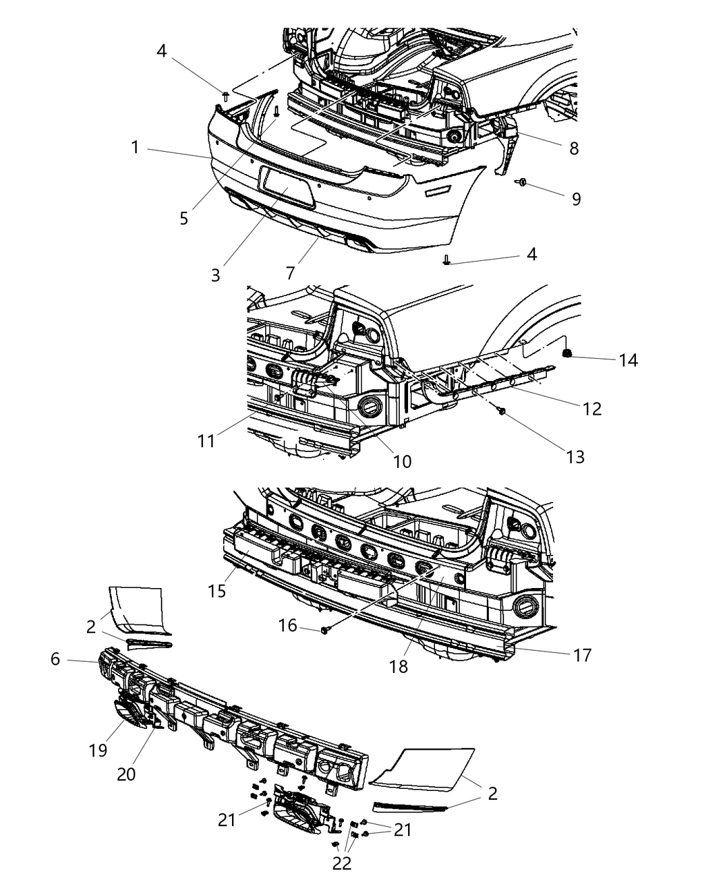 Mopar 5182269AC Bracket Fascia Support