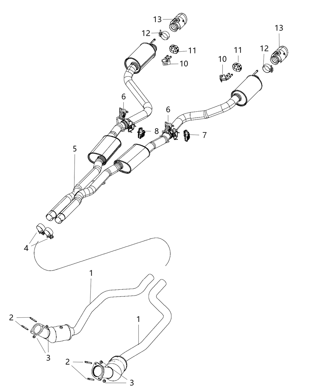 Mopar 68299440AB Bracket Exhaust