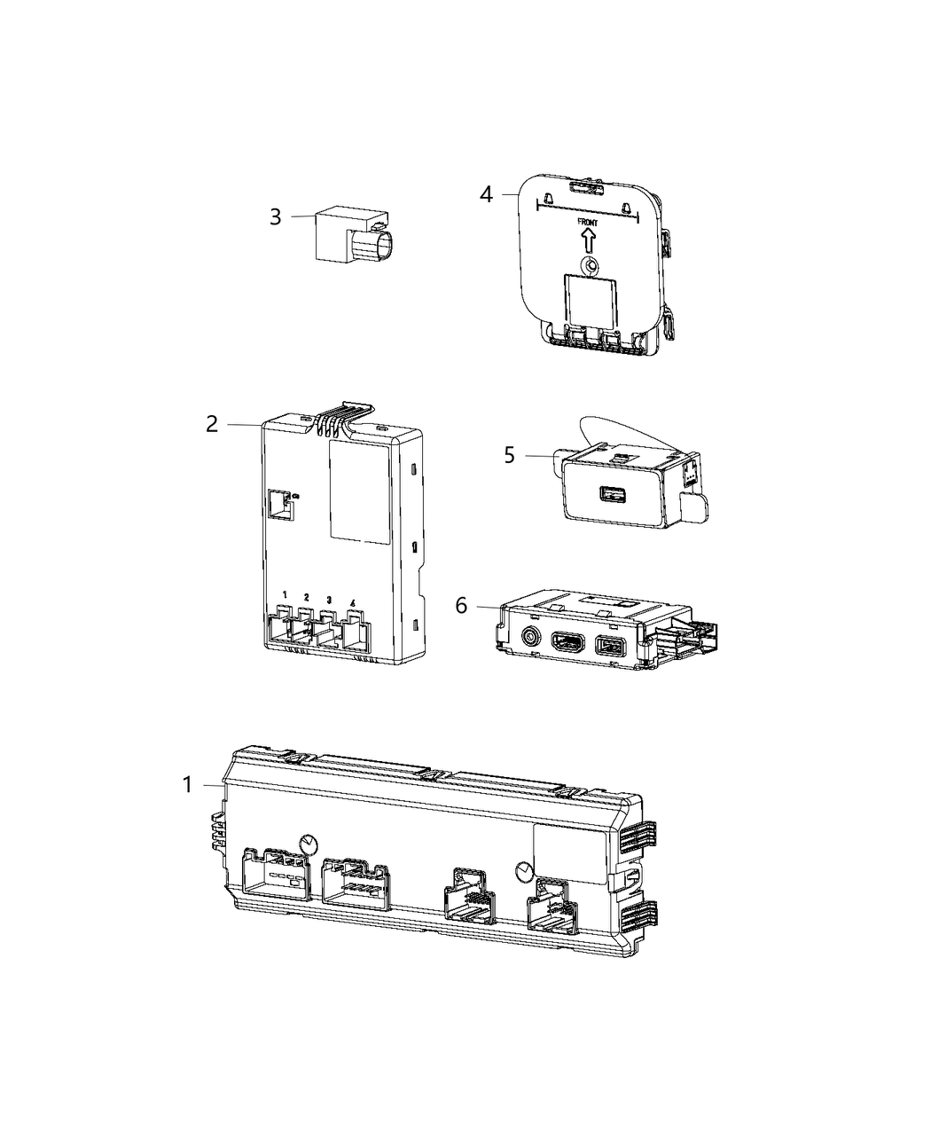 Mopar 68434914AB Module Heated Seat