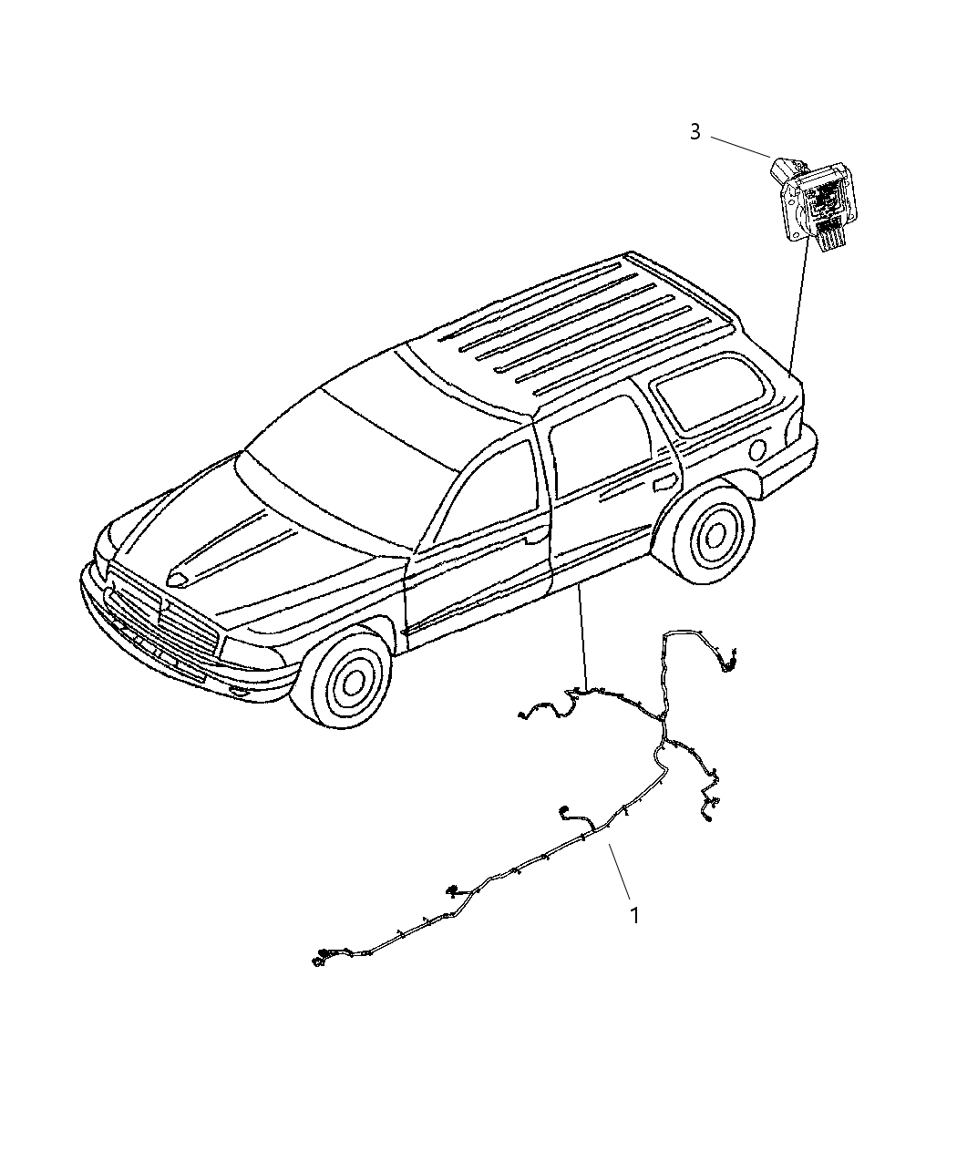 Mopar 56051771AB Wiring Chassis