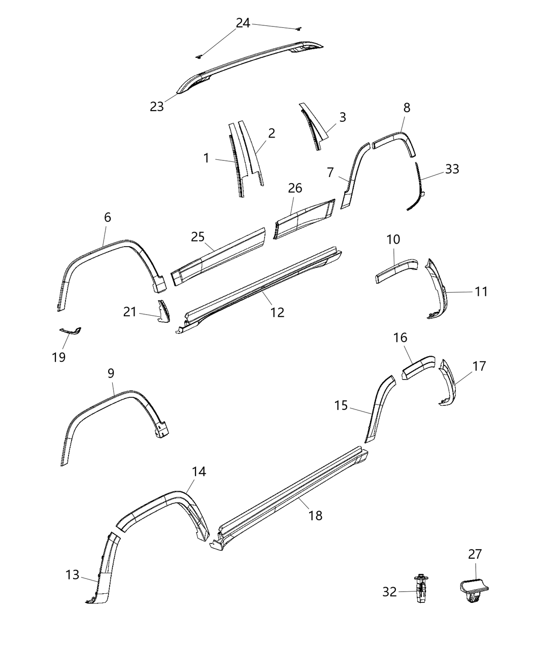 Mopar 68280410AA Shield Splash Mud Flap Splash Rear Wheelhouse