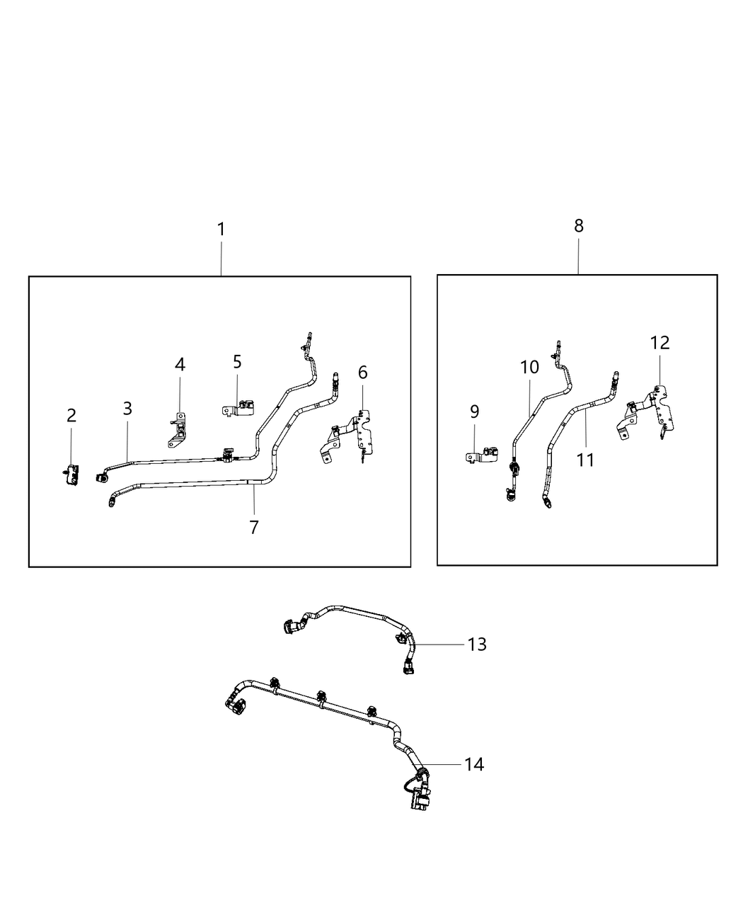 Mopar 52030485AA Tube Vapor