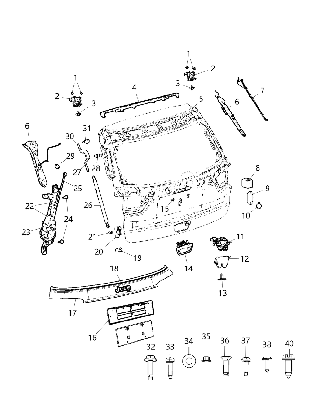 Mopar 4624304 Ball Stud Bracket To Gas Propeller Mounting