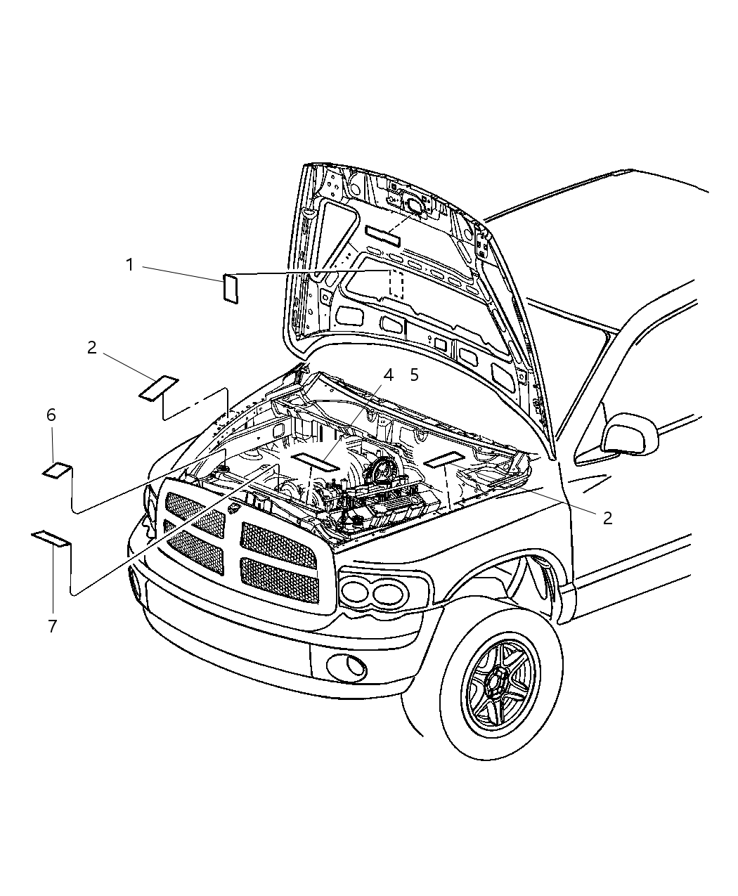 Mopar 52022213AA Label Emission