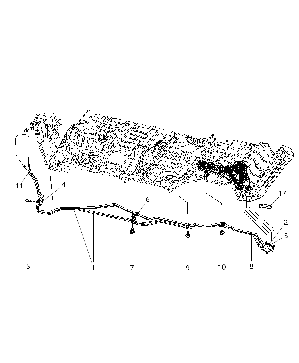 Mopar 5019507AB Liquid Line