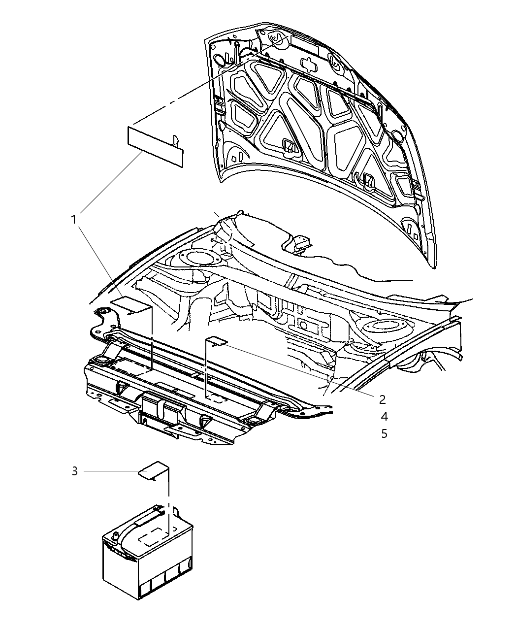 Mopar 4780736AB Info Label