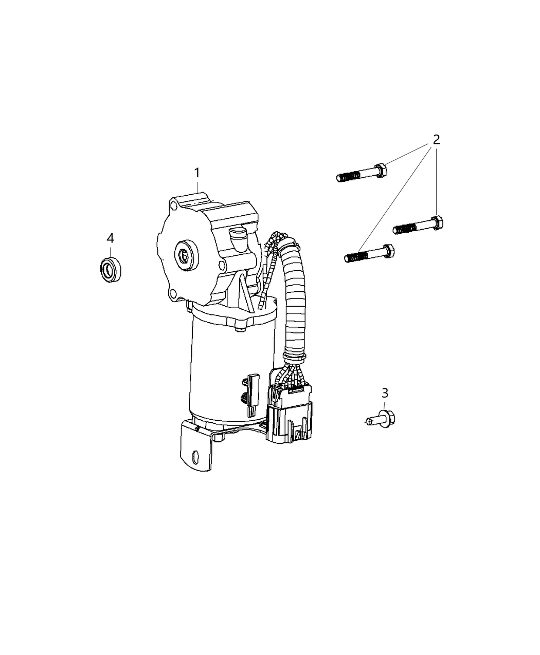 Mopar 68450191AA Gear Motor Transfer Case