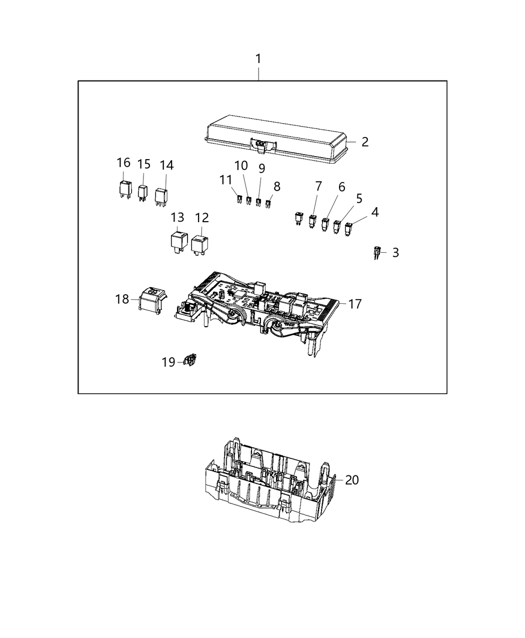 Mopar 68335898AA Puller Fuse