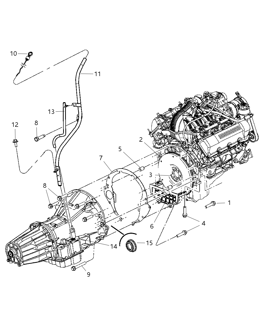 Mopar 53032839AA Tube Transmission Oil Filler