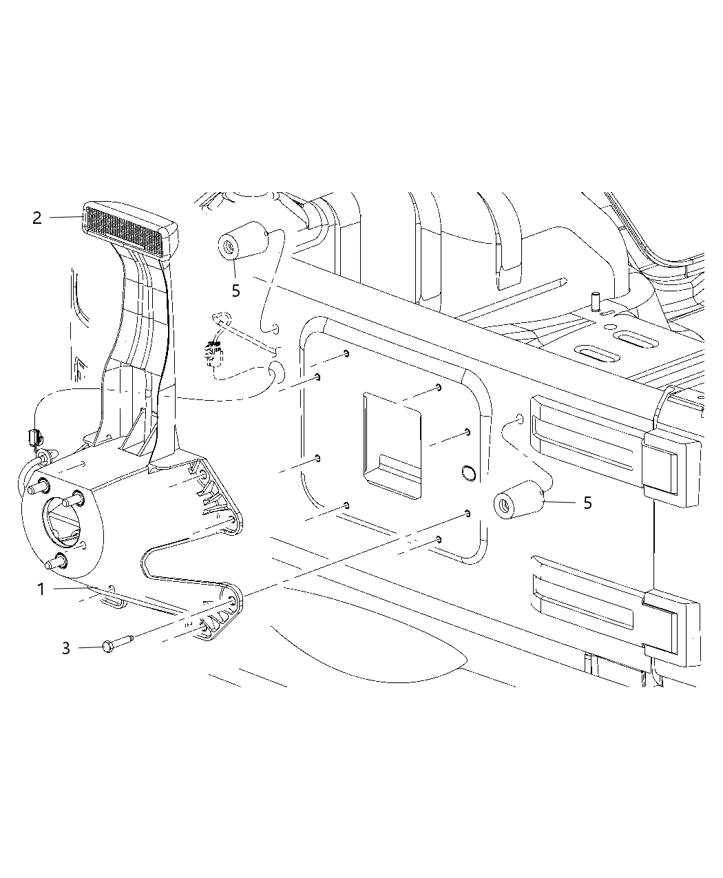 Mopar 1EB891X7AA Spare Cover