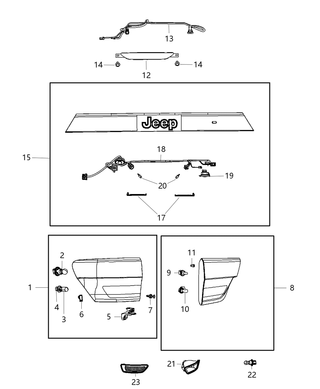 Mopar 1ZV27CDMAA Handle Liftgate