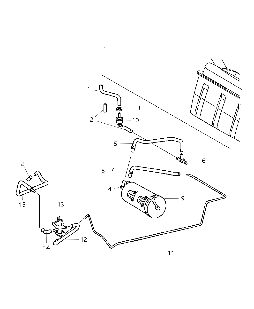 Mopar 5098143AA Valve Canister Purge