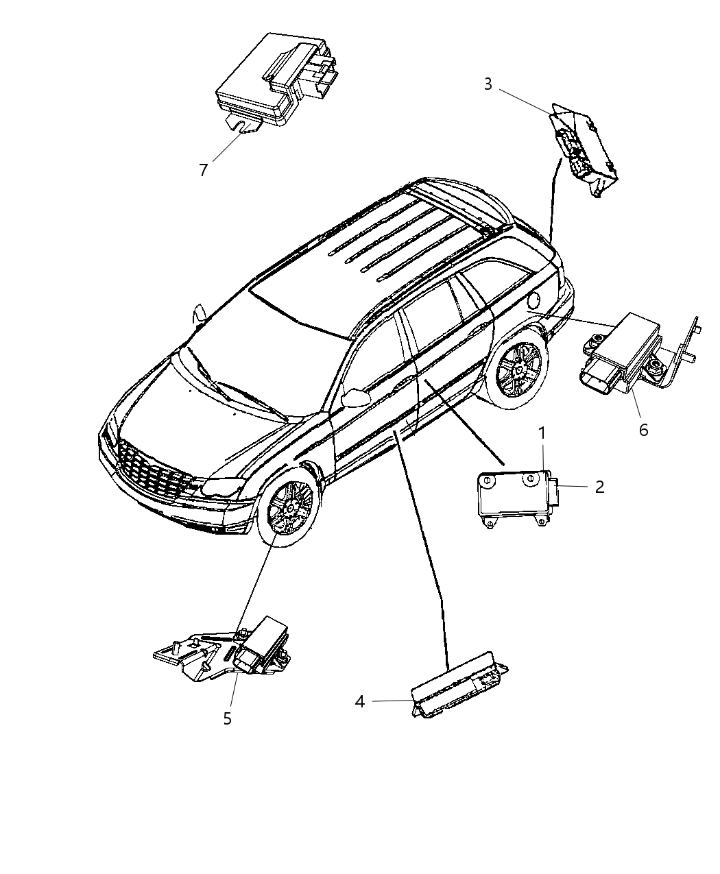 Mopar 56029344AB Transponder Tire Pressure