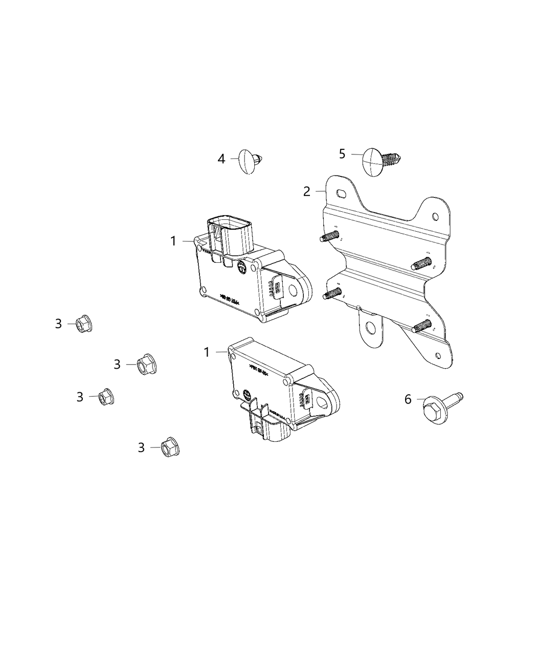 Mopar 68316470AB Module Fuel Pump Control