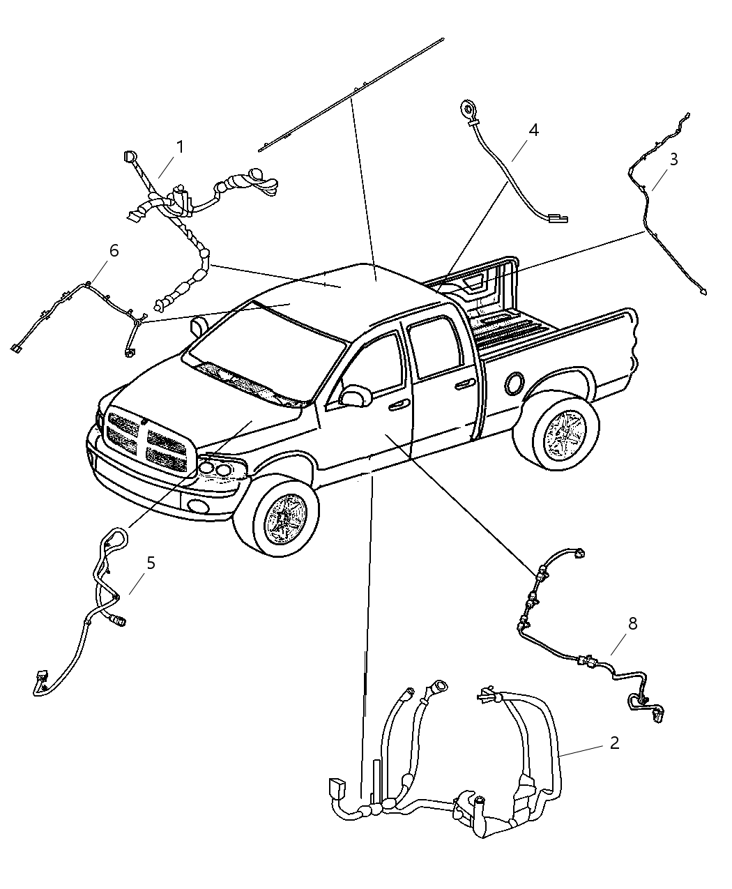 Mopar 68050843AA Wiring Console