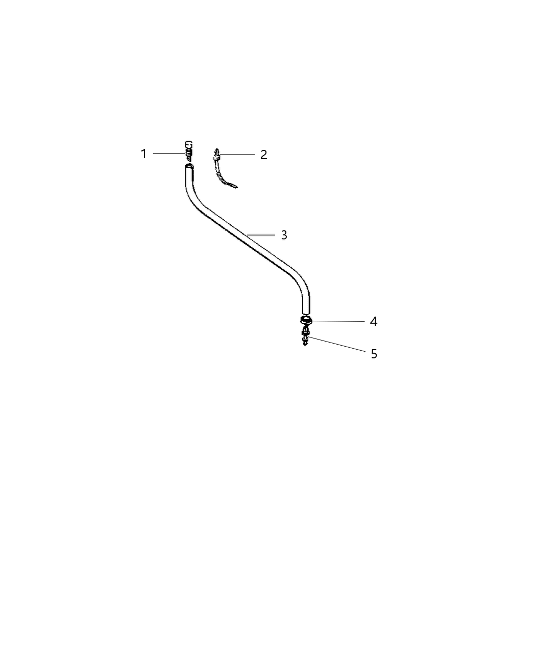 Mopar 52098655AB Hose Axle Vent