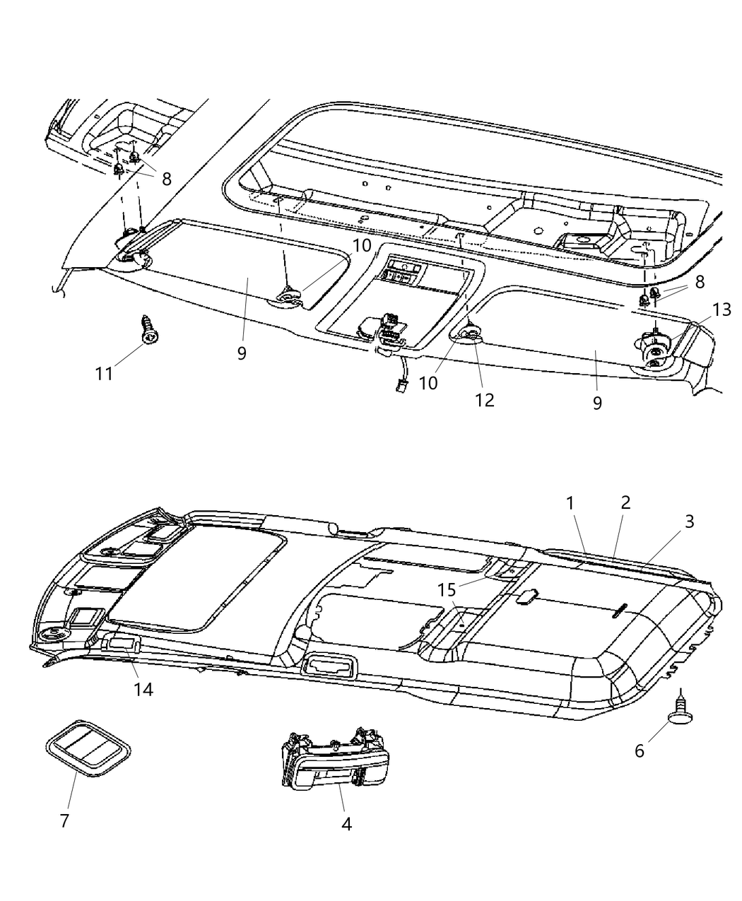 Mopar 68054326AA Clip Trim High Retention Clip AT Armrest