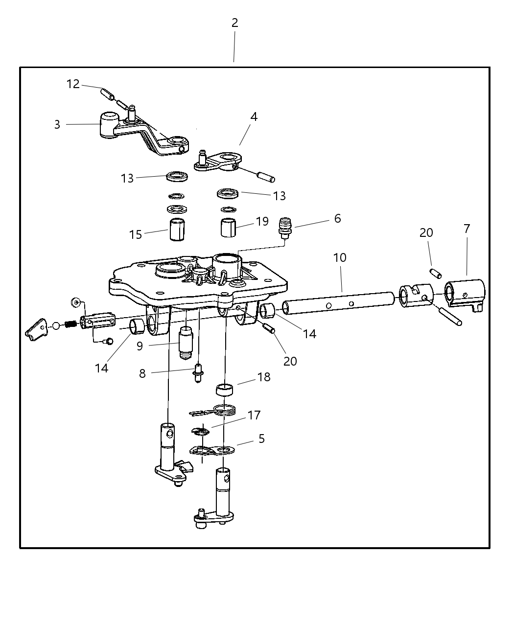 Mopar 5080909AA Bushing Shift Rail