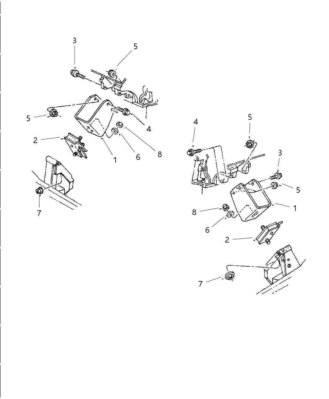 Mopar 6030933 Crossmember, Transmission Support