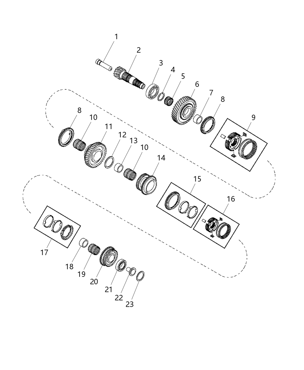 Mopar 68267892AA Hub Synchronizer