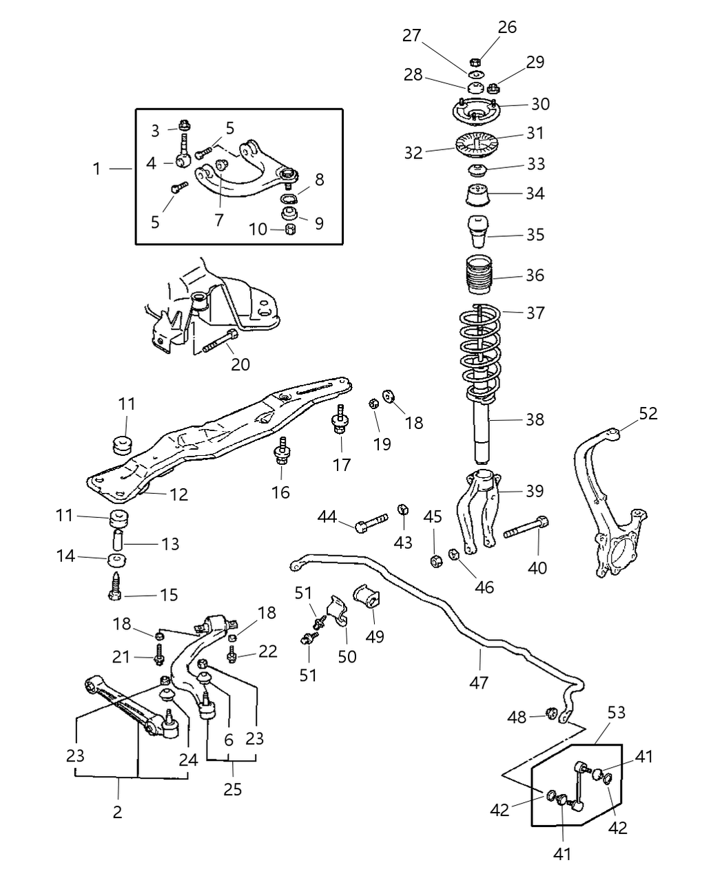 Mopar MB864802 Strut Mounting Fork