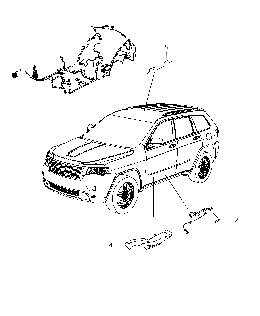 Mopar 68137501AE Wiring Body