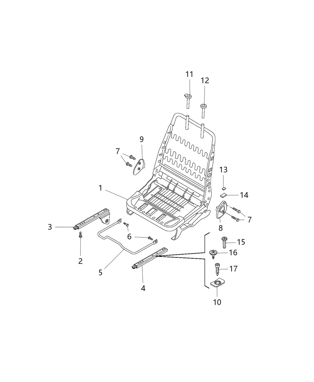Mopar 68125256AA Sleeve Headrest