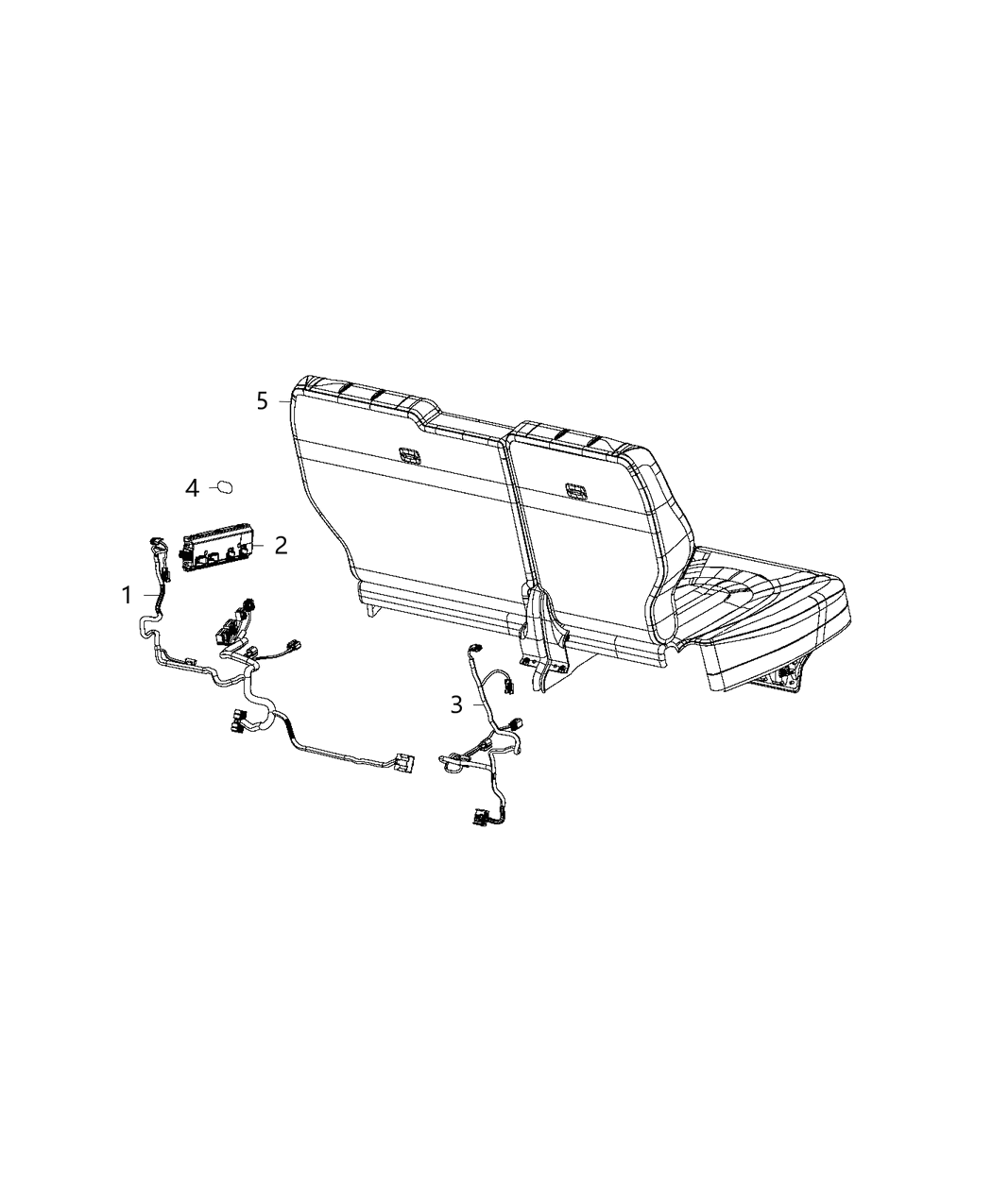 Mopar 68419735AC Module Seat Adjuster