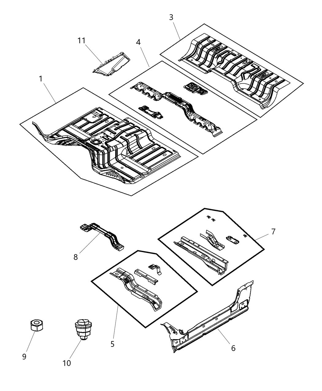 Mopar 68148126AB Cover Power Take Off