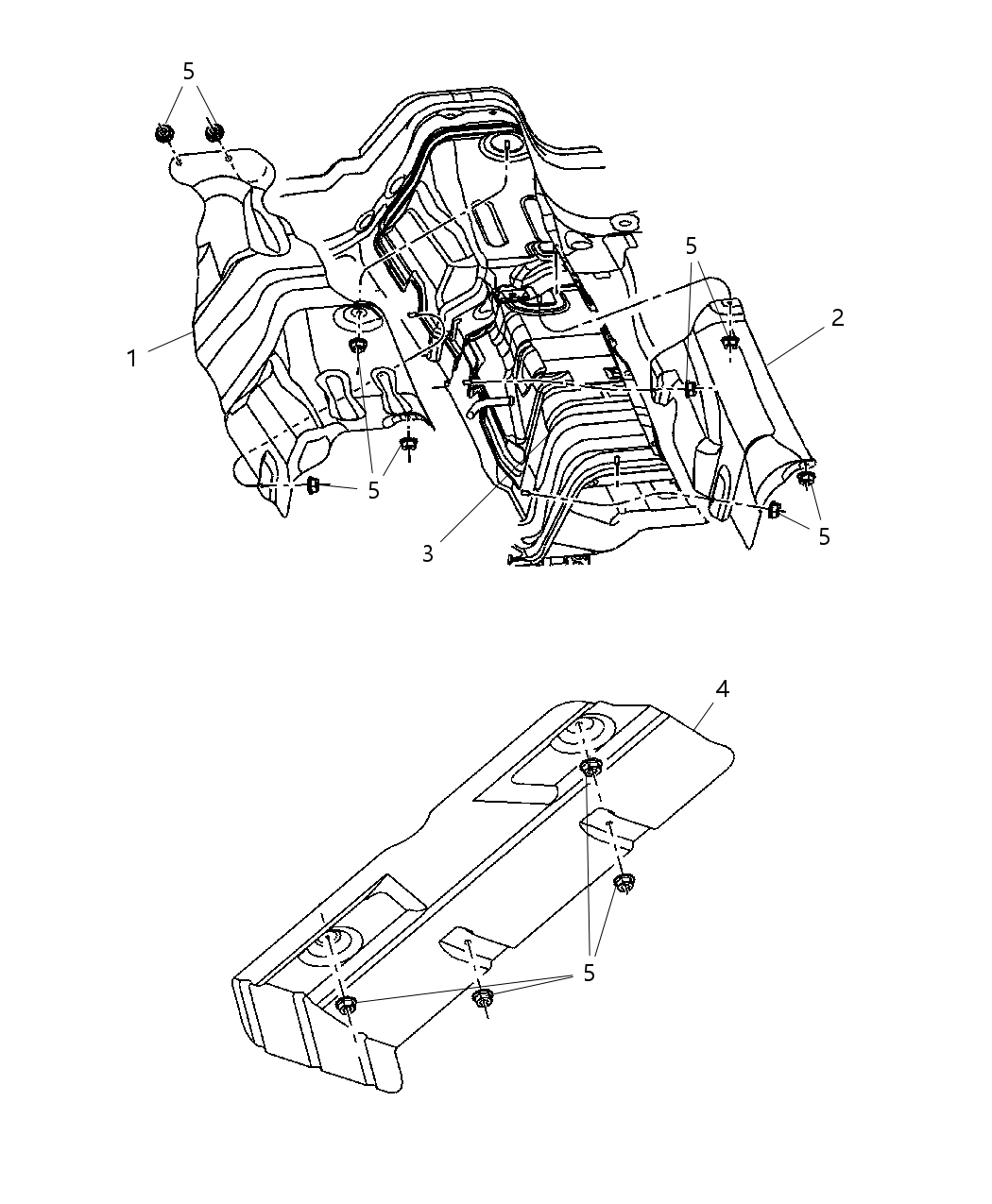 Mopar 4673697AA Shield Heat