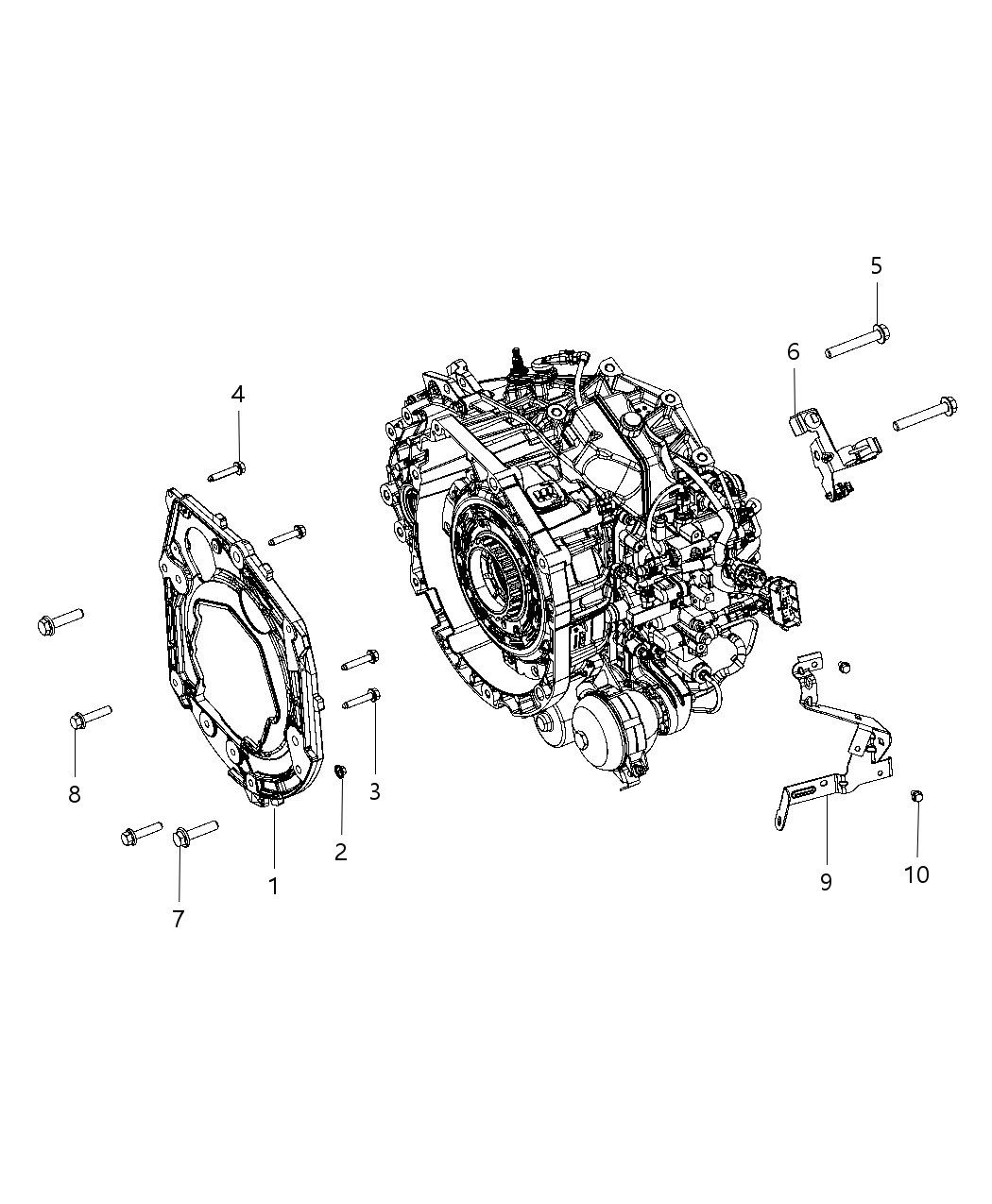 Mopar 68033589AC Bracket Transmission Wiring Support