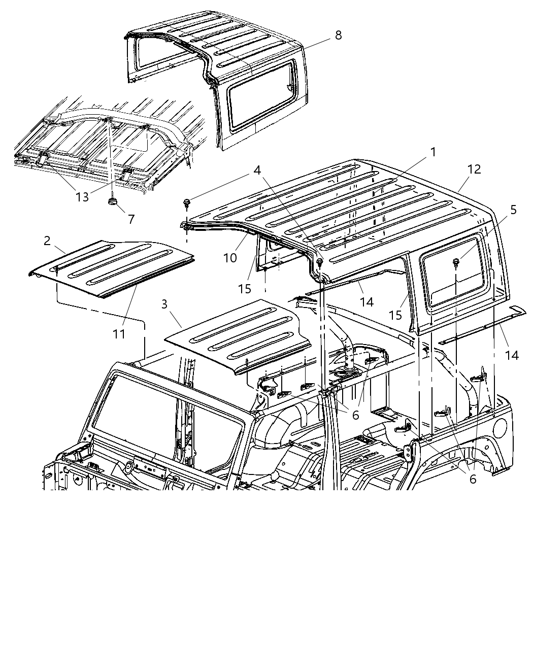 Mopar 68005015AA Seal Enclosure To Body