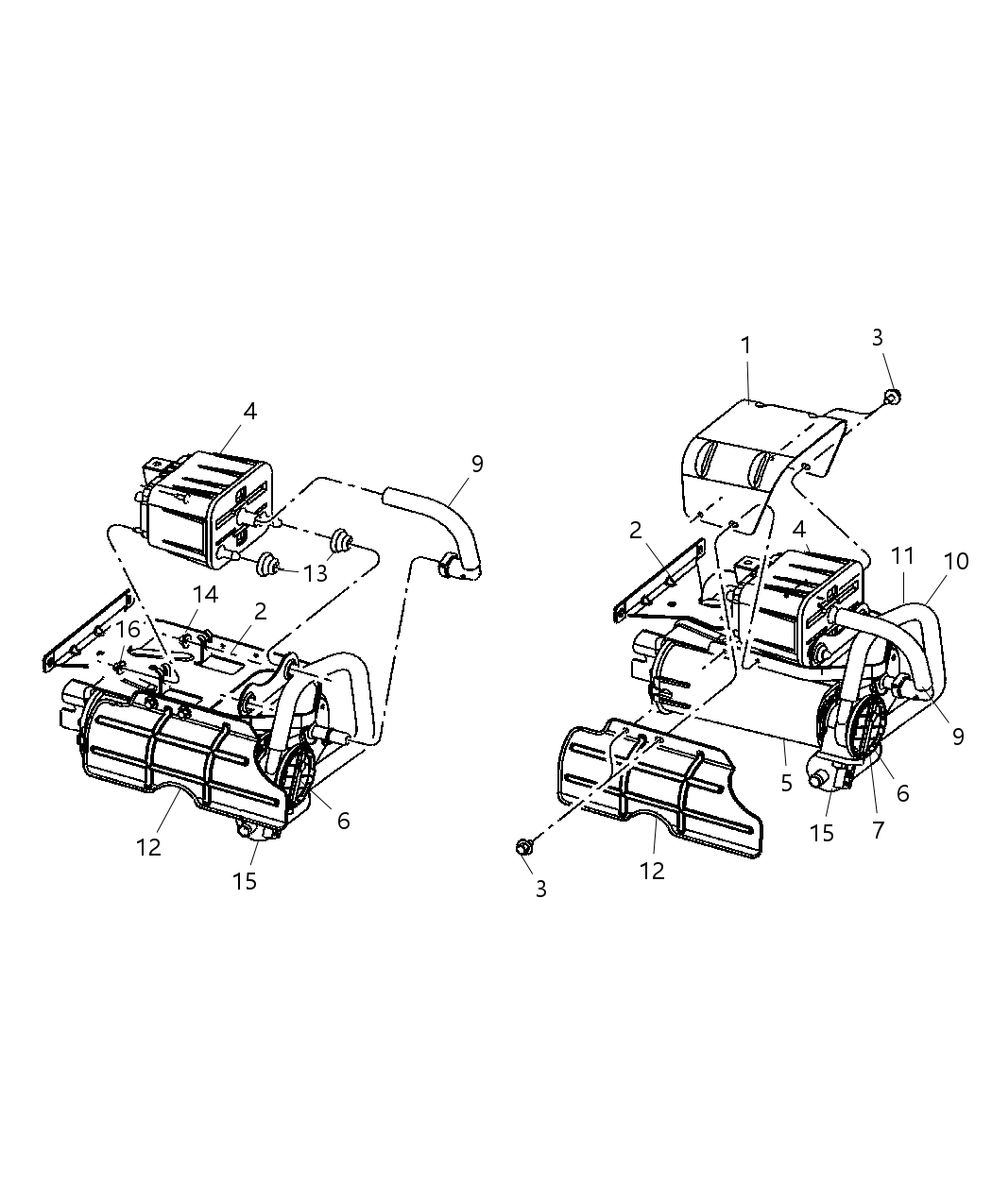 Mopar 4891416AB Pump Leak Detection