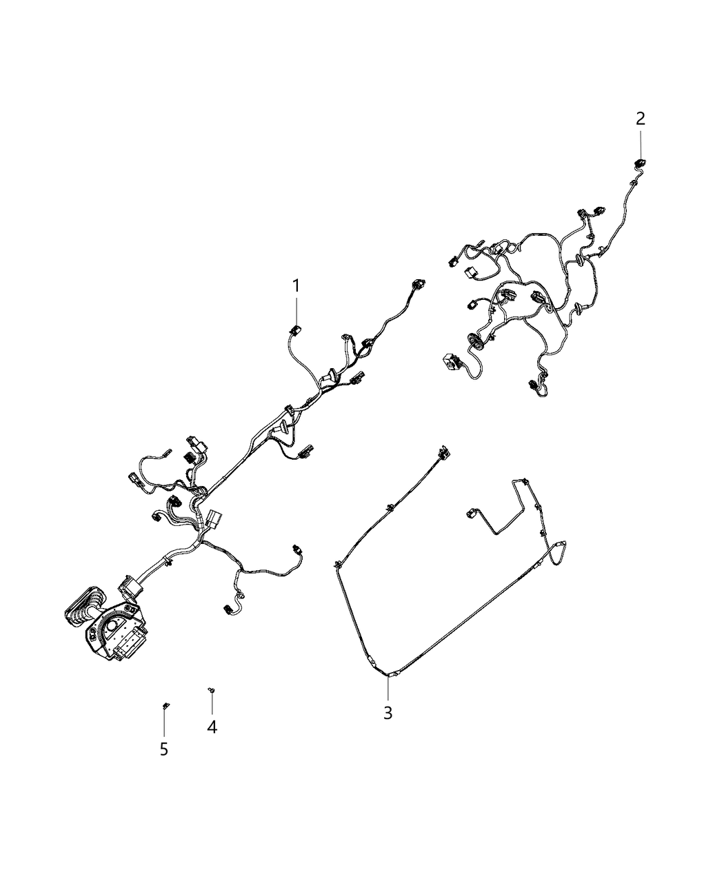 Mopar 68150511AA Wiring Front Door