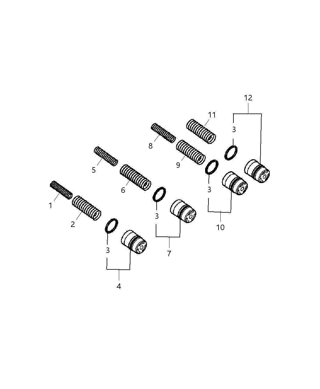 Mopar MR336748 Piston Accumulator