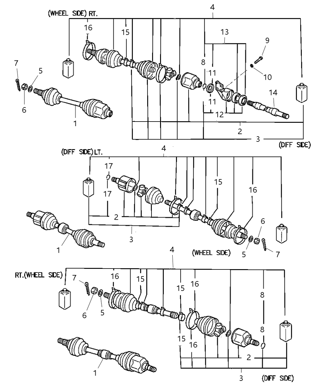 Mopar MR176781 Bearing Support, Front